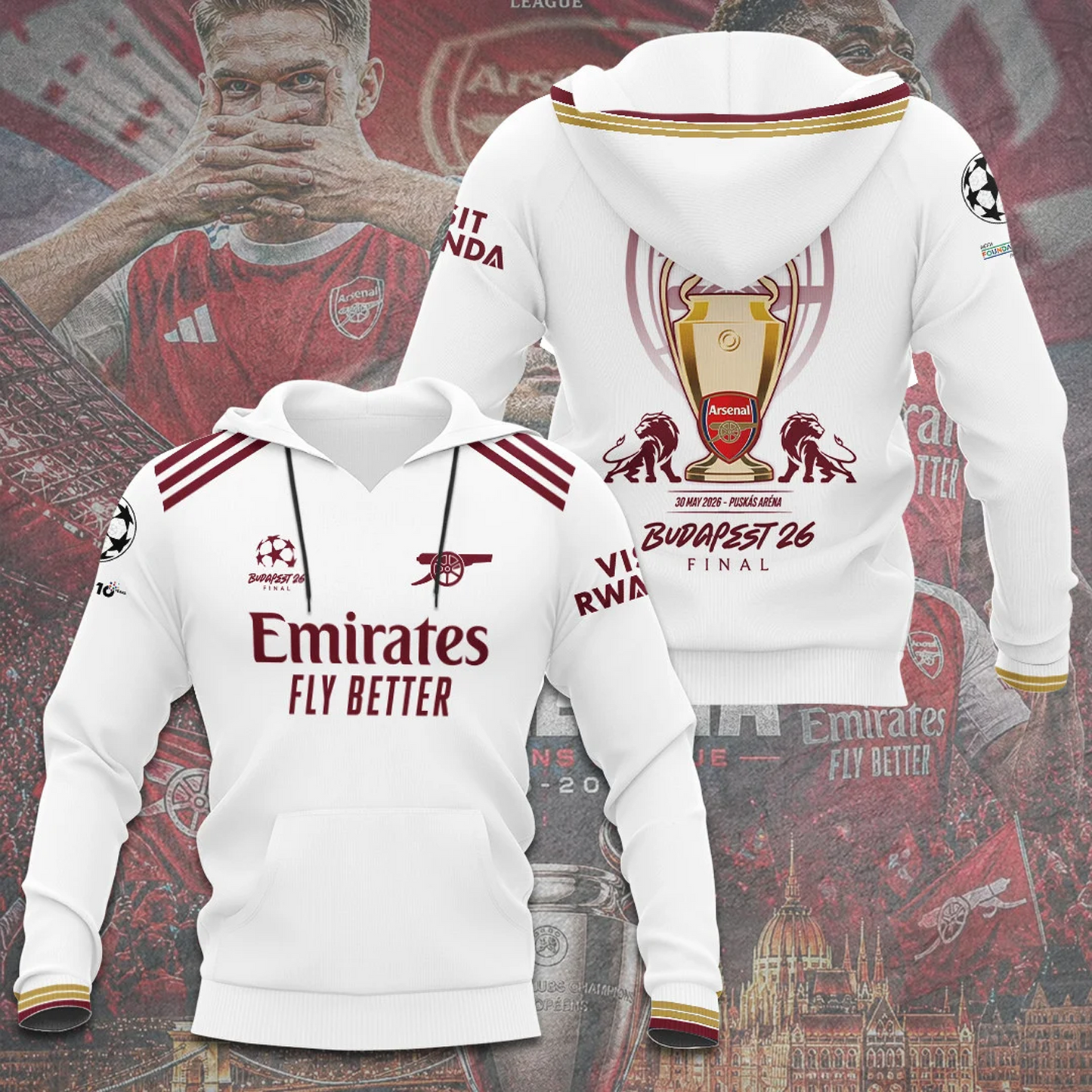 ARS F.C Champions League Final 2026 3D Shirt V4 1405 DatND DVT