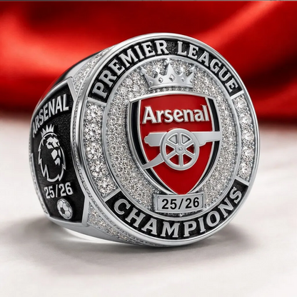 ARS FC Premier League Champions 2526 3D Engraved Ring V1 2205 DatND DVT