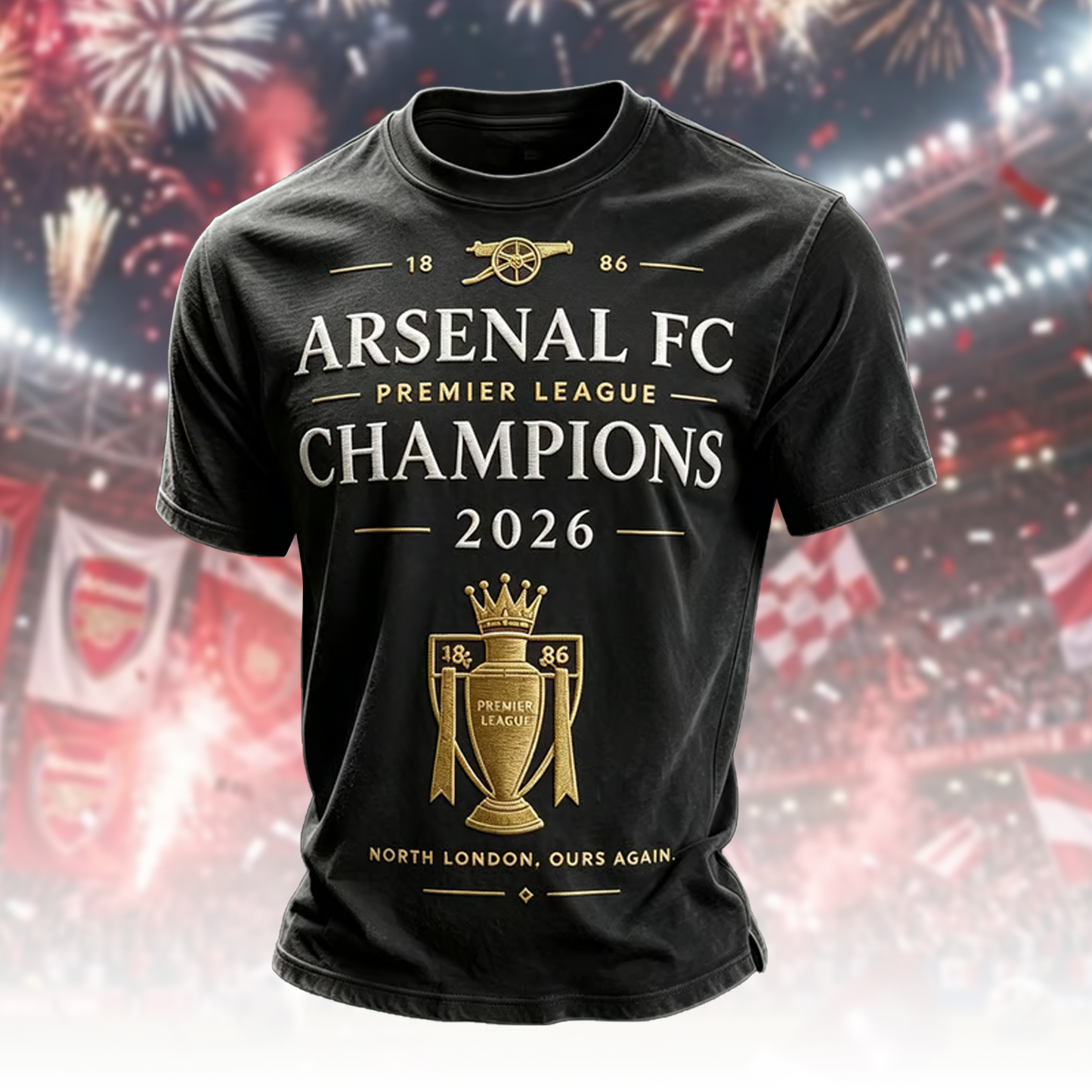 ARS FC Premier League Champions 2526 3D Shirt V18 2205 DatND DVT