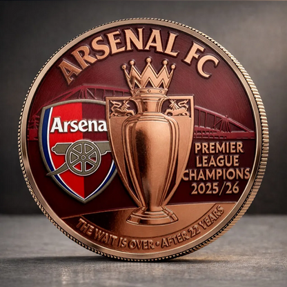 ARS FC Premier League Champions 2526 Commemorative Coin V2 2205 DatND DVT