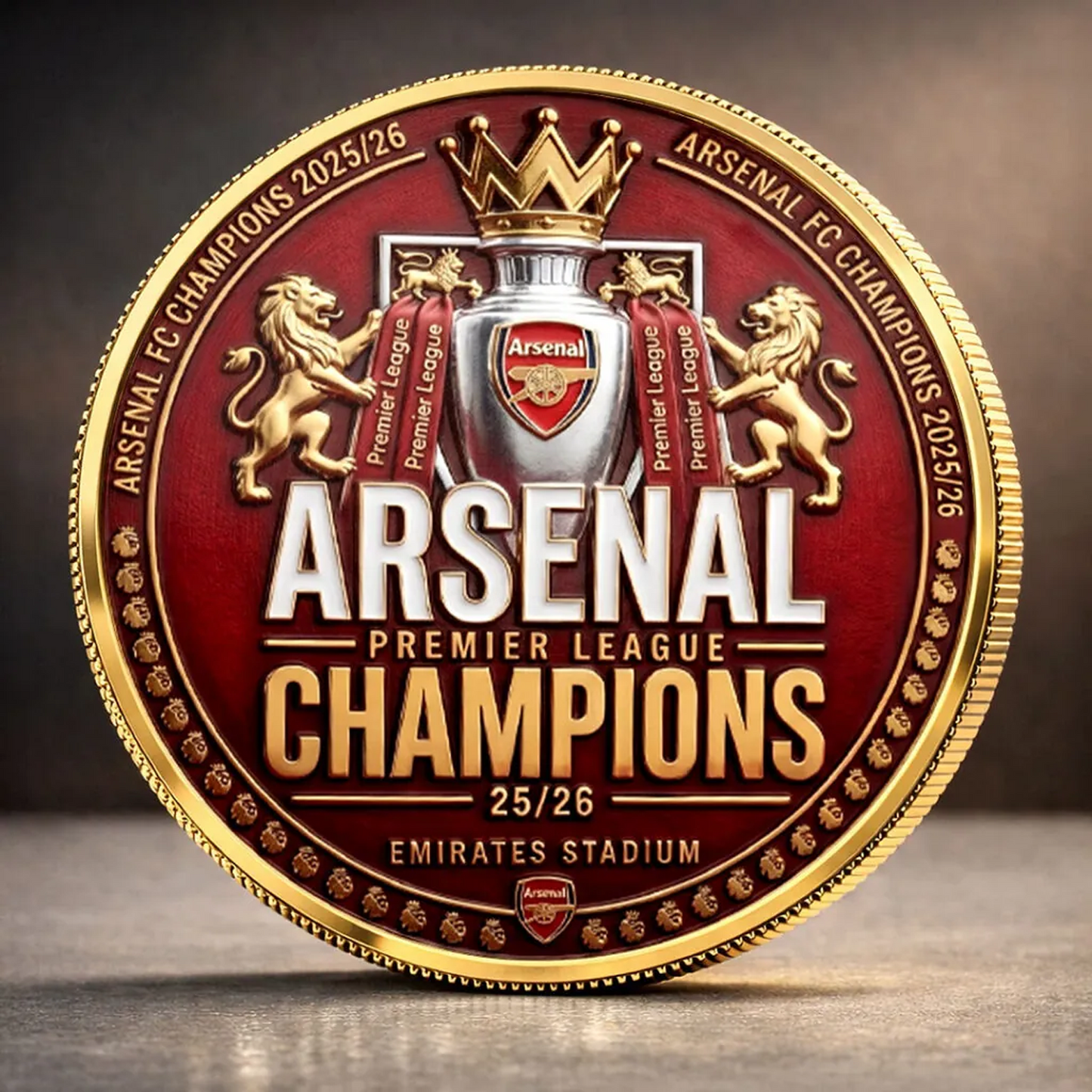 ARS FC Premier League Champions 2526 Commemorative Coin V7 2205 DatND DVT 1
