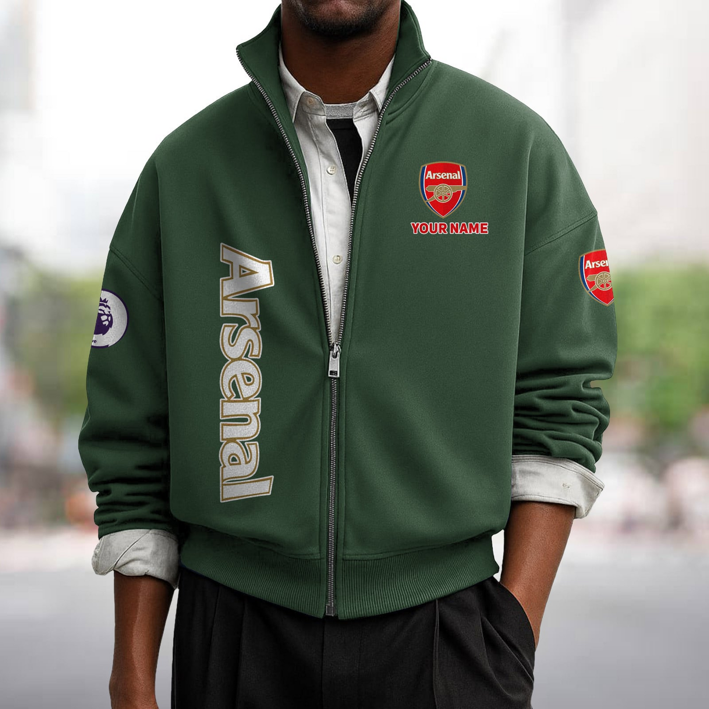 ARS FC Premier League Champions 2526 Men Zipper SweatShirt 2905 DatND DVT