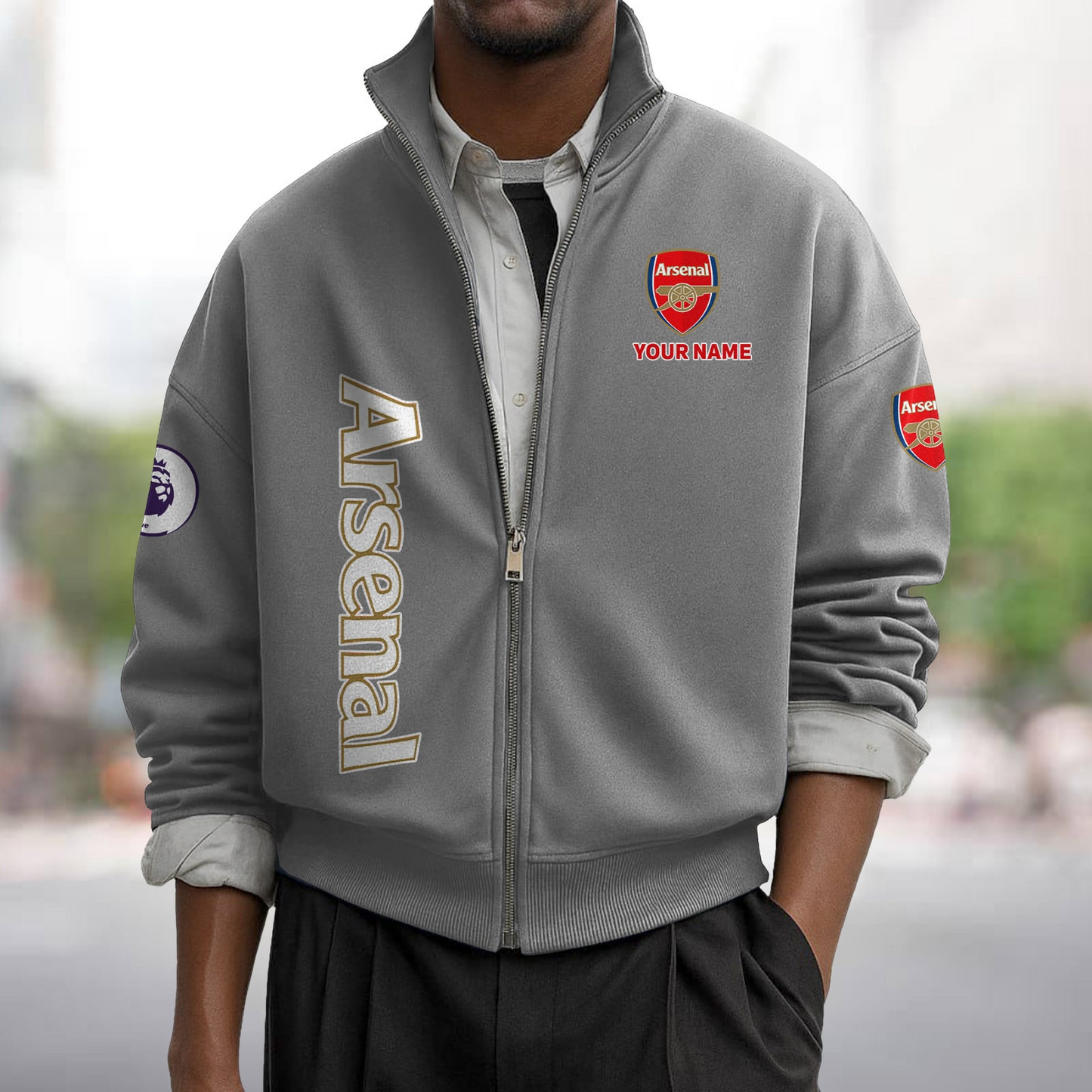 ARS FC Premier League Champions 2526 Men Zipper SweatShirt 2905 DatND DVT