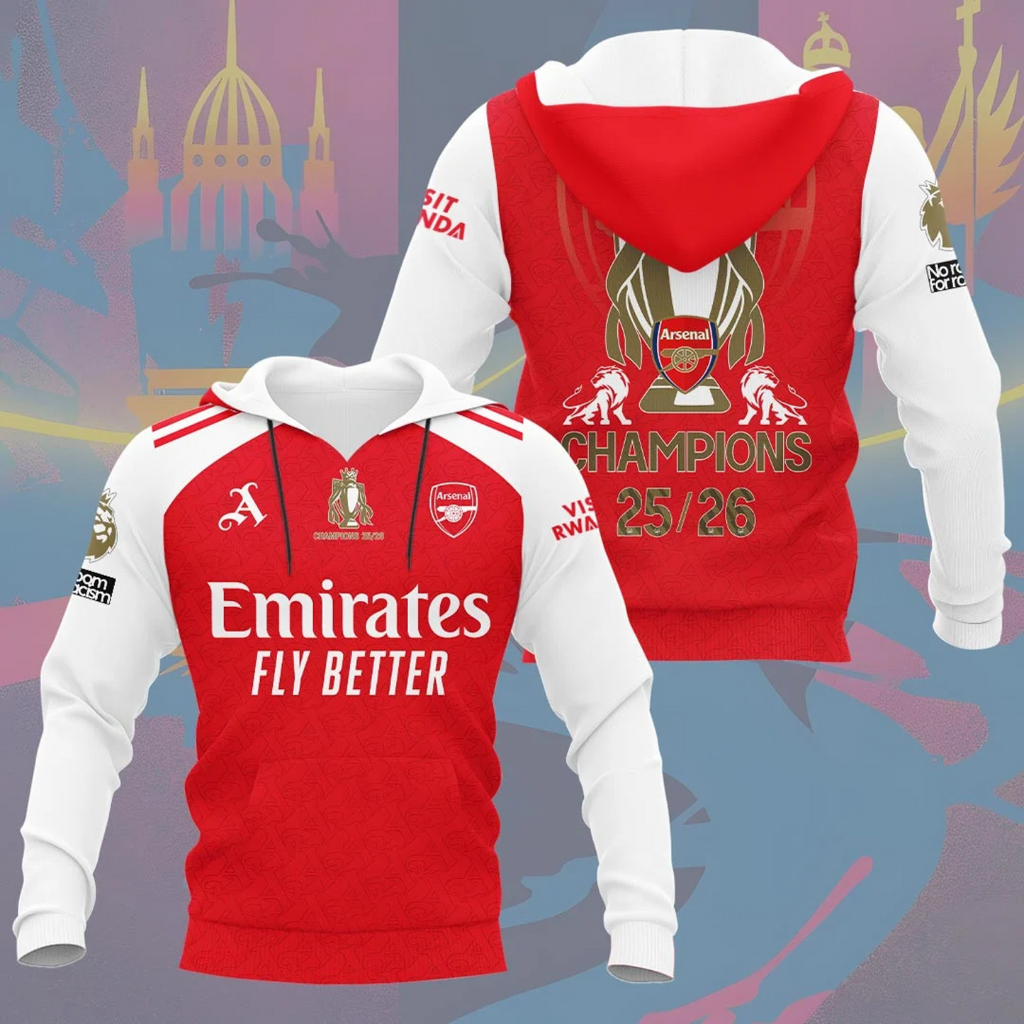 ARS F.C Premier League Champions 3D Shirt V2 505 DatND DVT