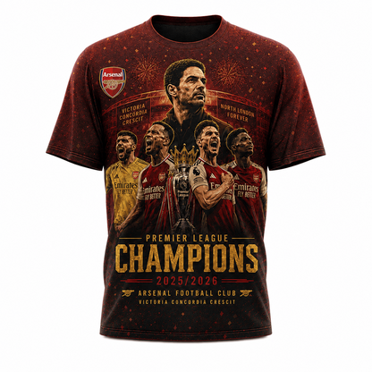 ARS F.C. Premium Premier League Champions 2526 3D Shirt V 205 DatND DVT