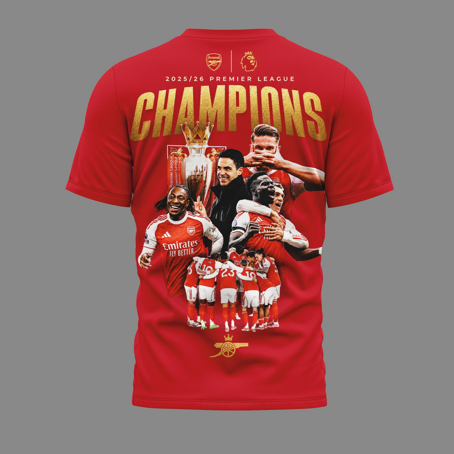 ARS F.C. Premium Premier League Champions 2526 3D Shirt V2 205 DatND DVT
