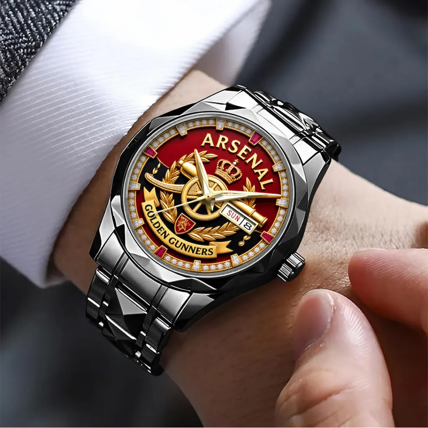 ARS x EPL  Alloy Luxury Quartz Watch V1 DATND TANTD 200526