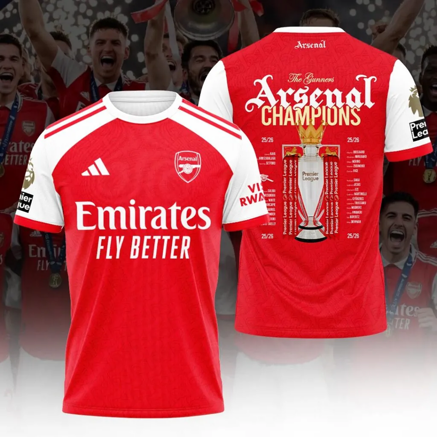 ARS x EPL Champions 3D Aparael V37 DATND TANTD 200526