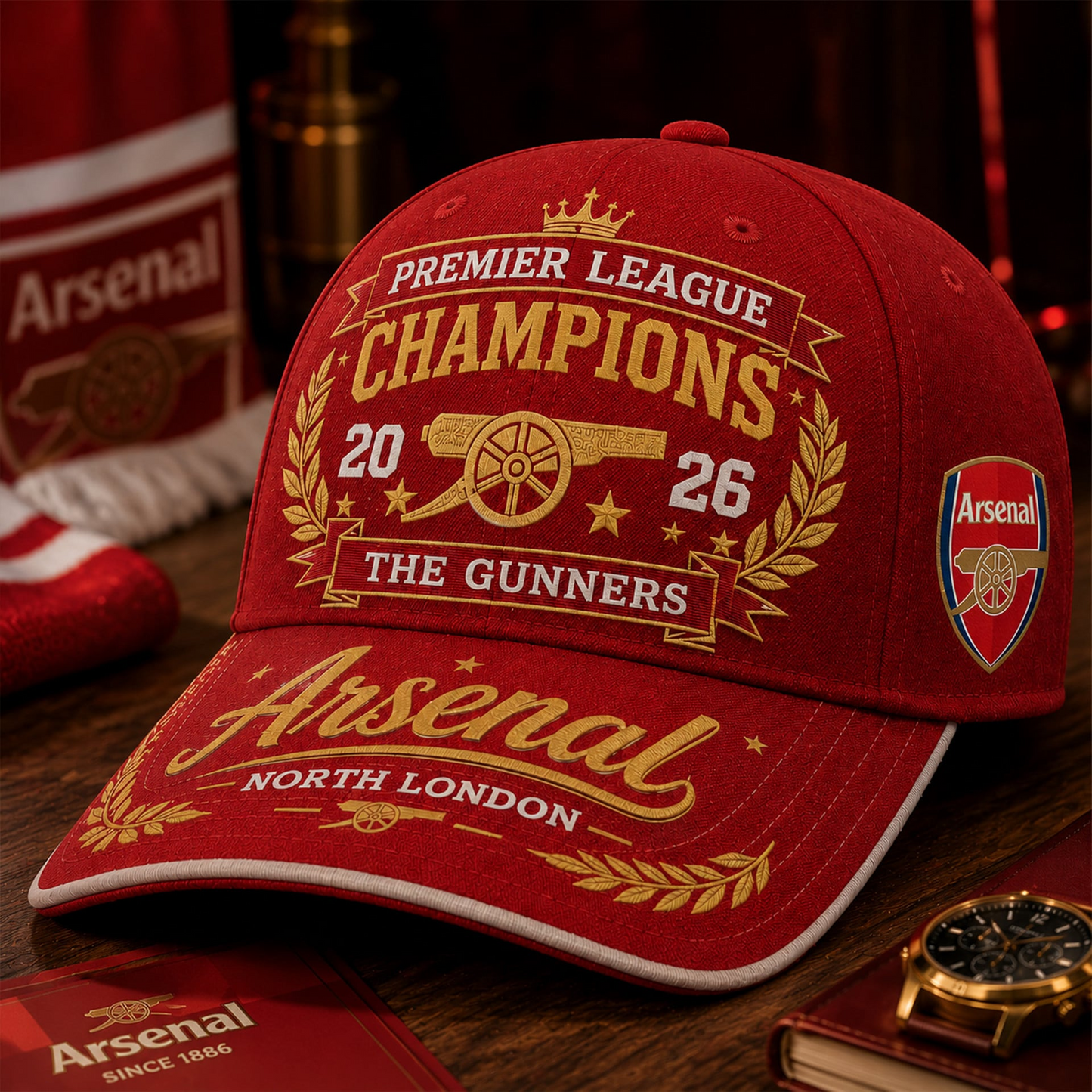 ARS F.C. Premium Premier League Champions 202526 Cap V1 2105 DatND DVT