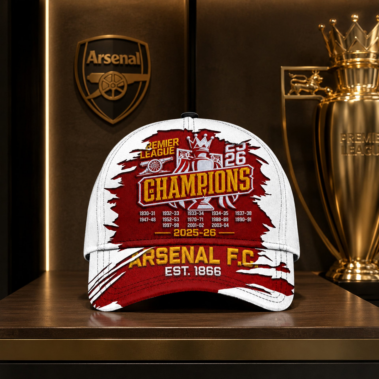 ARS F.C. Premium Premier League Champions 202526 Cap V5 2105 DatND DVT