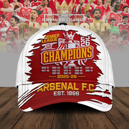 ARS F.C. Premium Premier League Champions 202526 Cap V5 2105 DatND DVT
