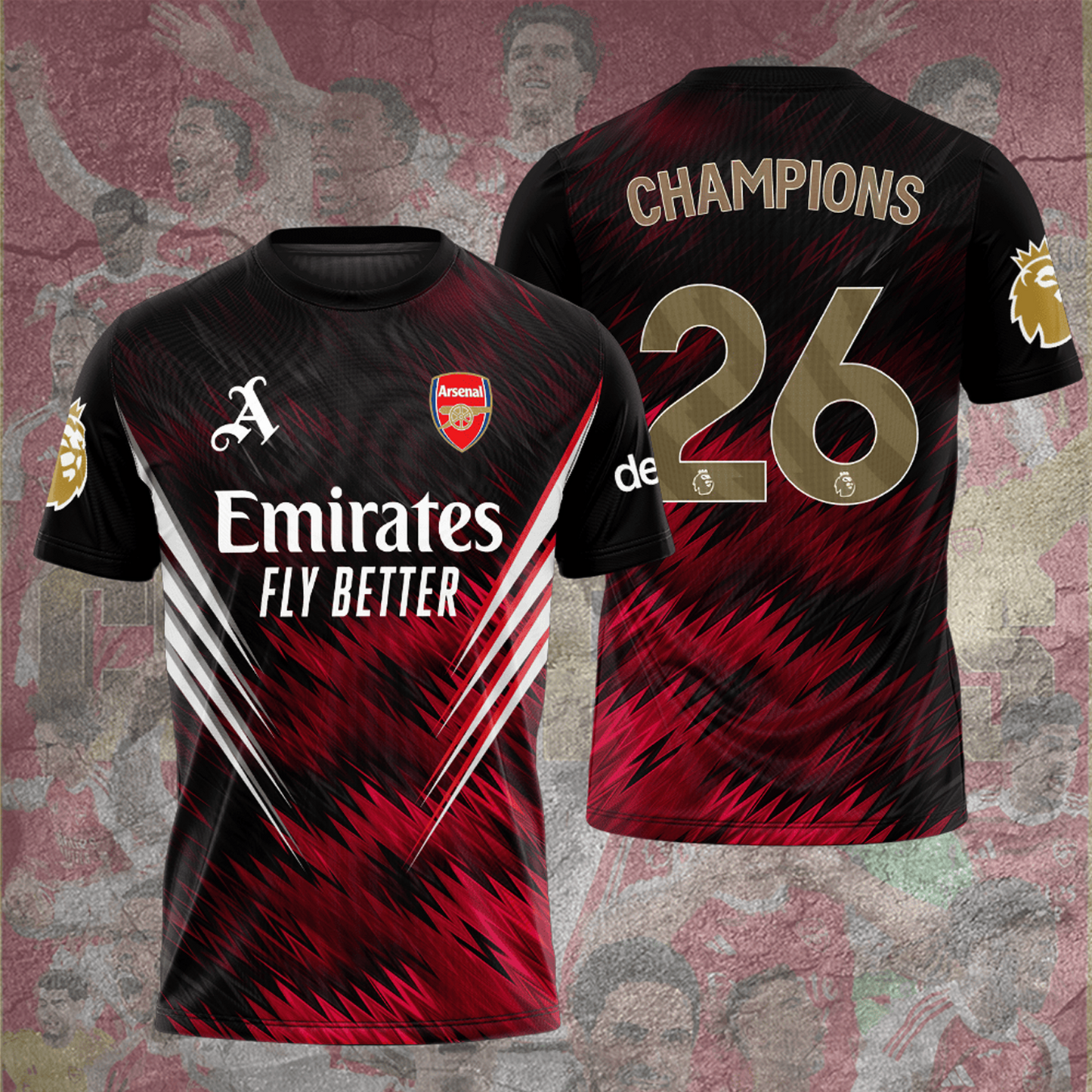 ARS x EPL Champions 3D Aparael V3 DATND TANTD 200526