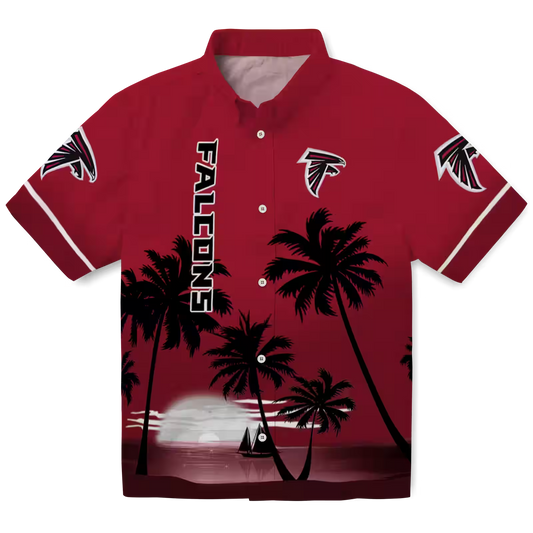 ATL x NFL Hawaiian Shirt ƒ?? Beach Sunset DATND TANTD 270526