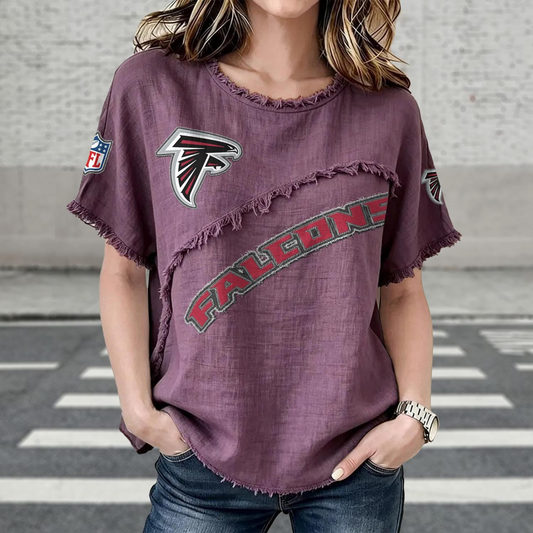 ATL x NFL Womenƒ??s Vintage O-Neck 2905 DatND DVT
