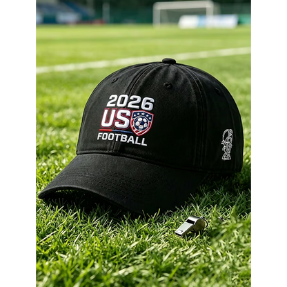 American Soccer Fan Printed Baseball Cap V1 DATND TANTD 040626