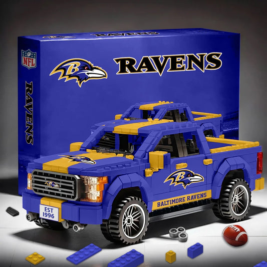 BAL X NFL 3D Racing Truck Model Building Block Set NDT NHM