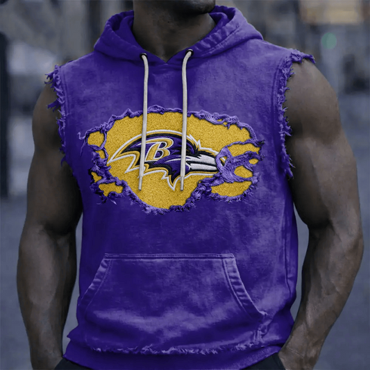 BAL x NFL Menƒ??s Sleeveless Hoodie Tank DATND TANTD 280526