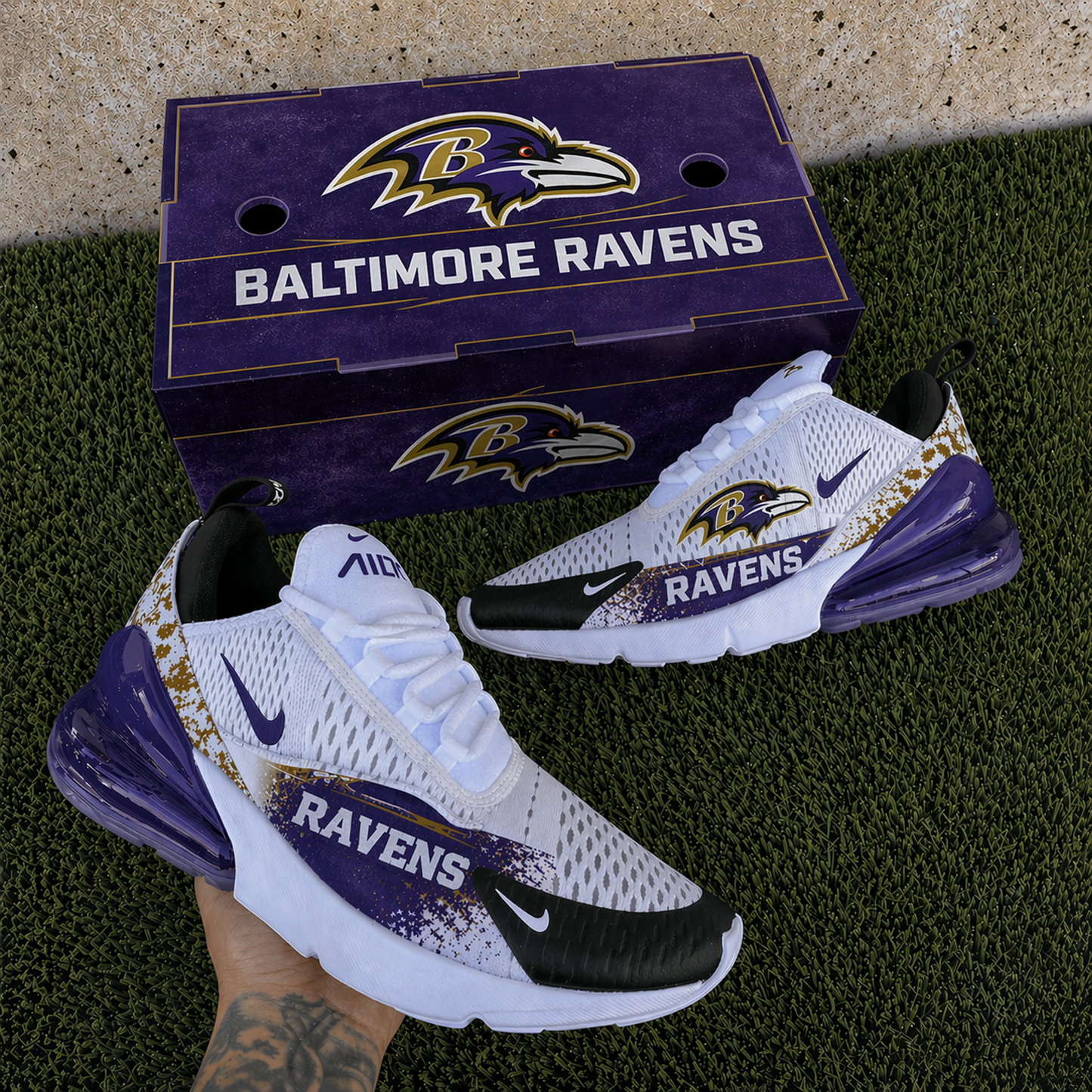 BAL x NFL Nike Air Max 270 Shoes 2104 DatND DVT