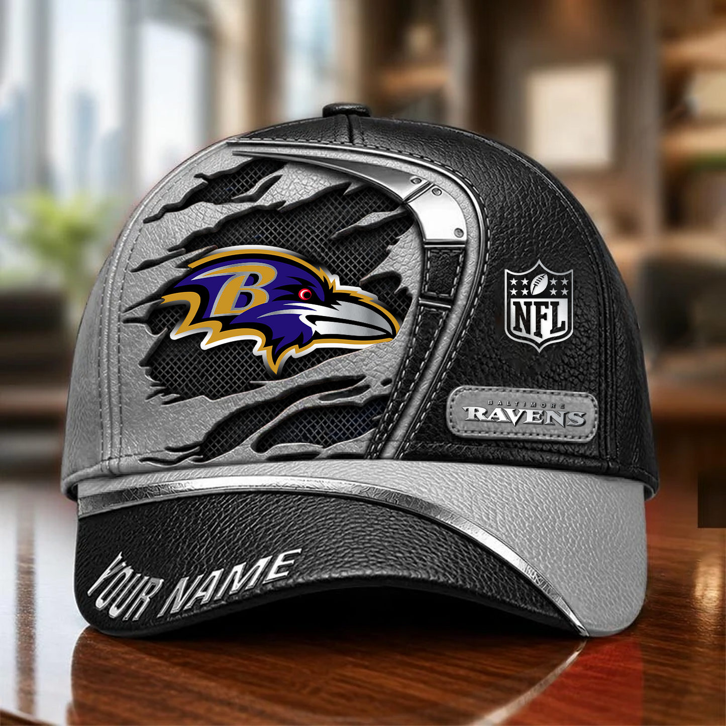 BAL x NFL Premium Multicolor 3D Cap 200626