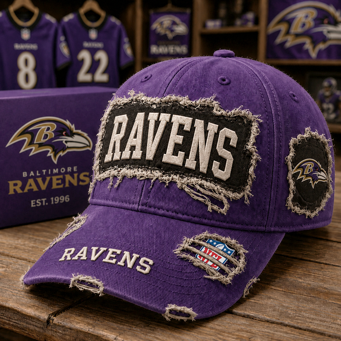 BAL x NFL Premium Patch Cap 1806