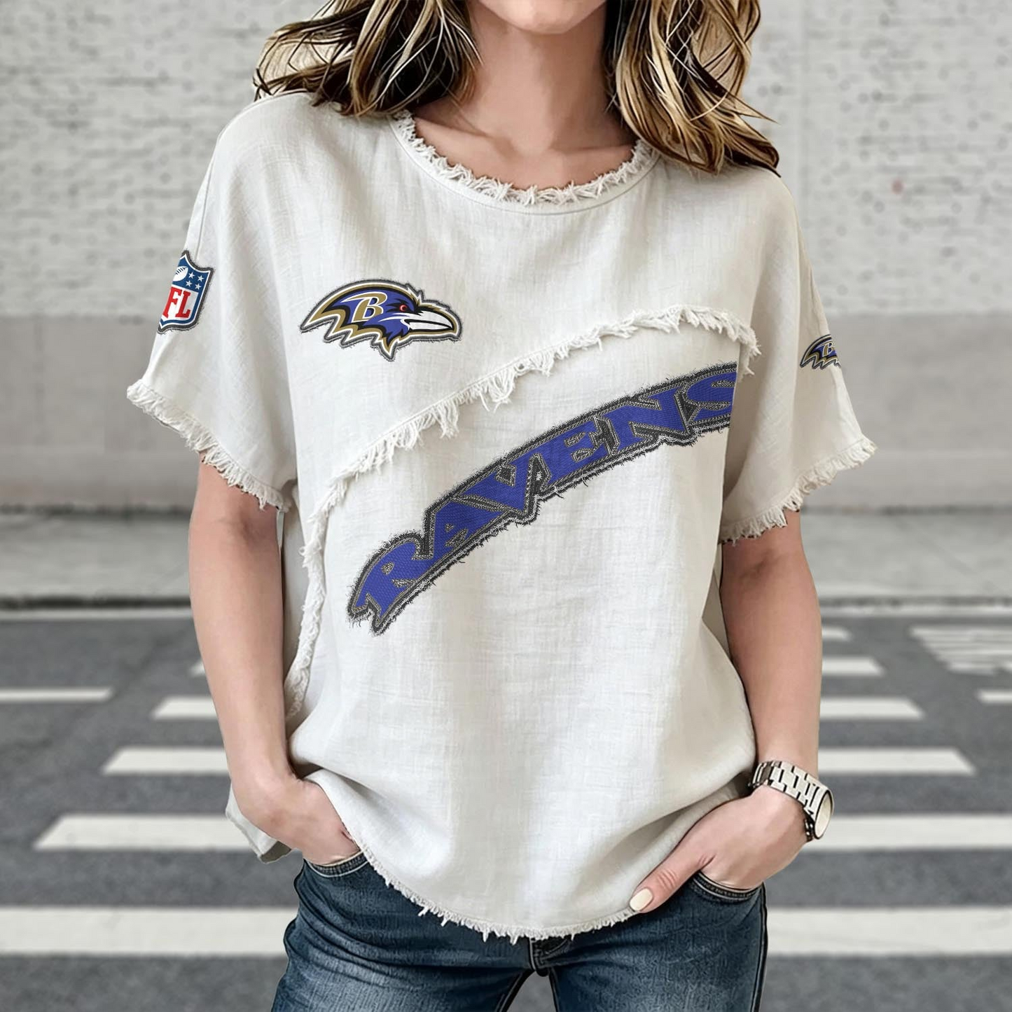 BAL x NFL Womenƒ??s Vintage O-Neck 2905 DatND DVT