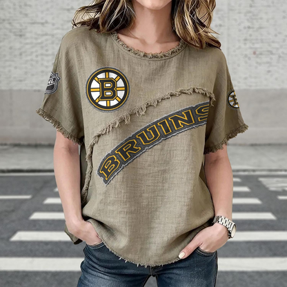 BOS x NHL Womenƒ??s Vintage O-Neck 2905 DatND DVT