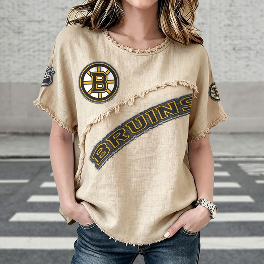 BOS x NHL Womenƒ??s Vintage O-Neck 2905 DatND DVT