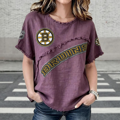 BOS x NHL Womenƒ??s Vintage O-Neck 2905 DatND DVT