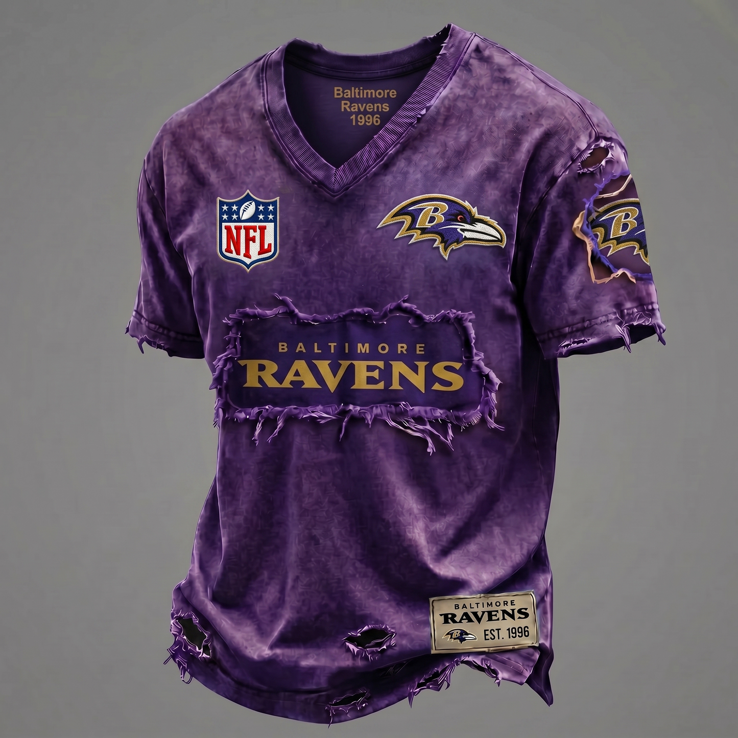 BR NFL Premium V-Neck T-shirt Gift For Fans 0306 NAK DATND TTT