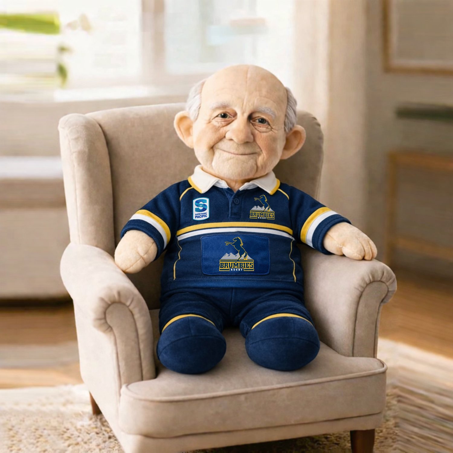 BRU x SPR Grandpa Plush Mascot 2603 DatND DVT