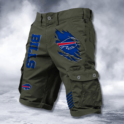BUF x NFL Cotton Cargo Shorts DATND TANTD 2705