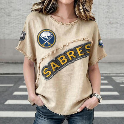 BUF x NHL Womenƒ??s Vintage O-Neck 2905 DatND DVT