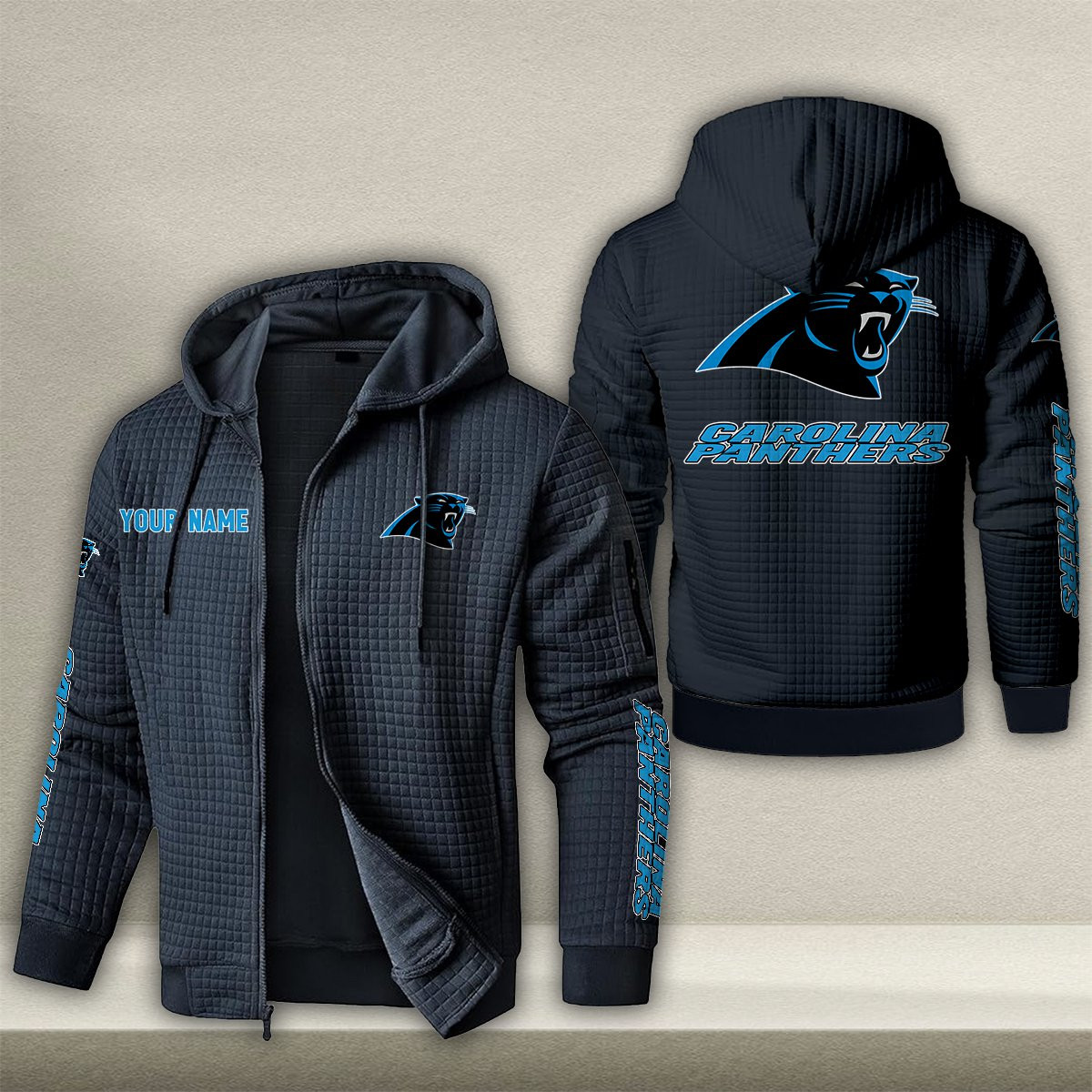 CAR x NFL Quilted Zip Hoodie DatND DVT