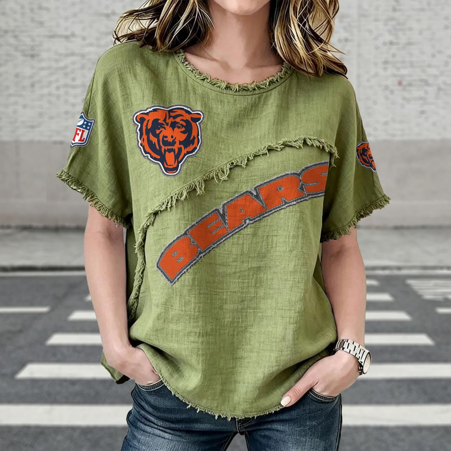 CGI x NFL Womenƒ??s Vintage O-Neck 2905 DatND DVT