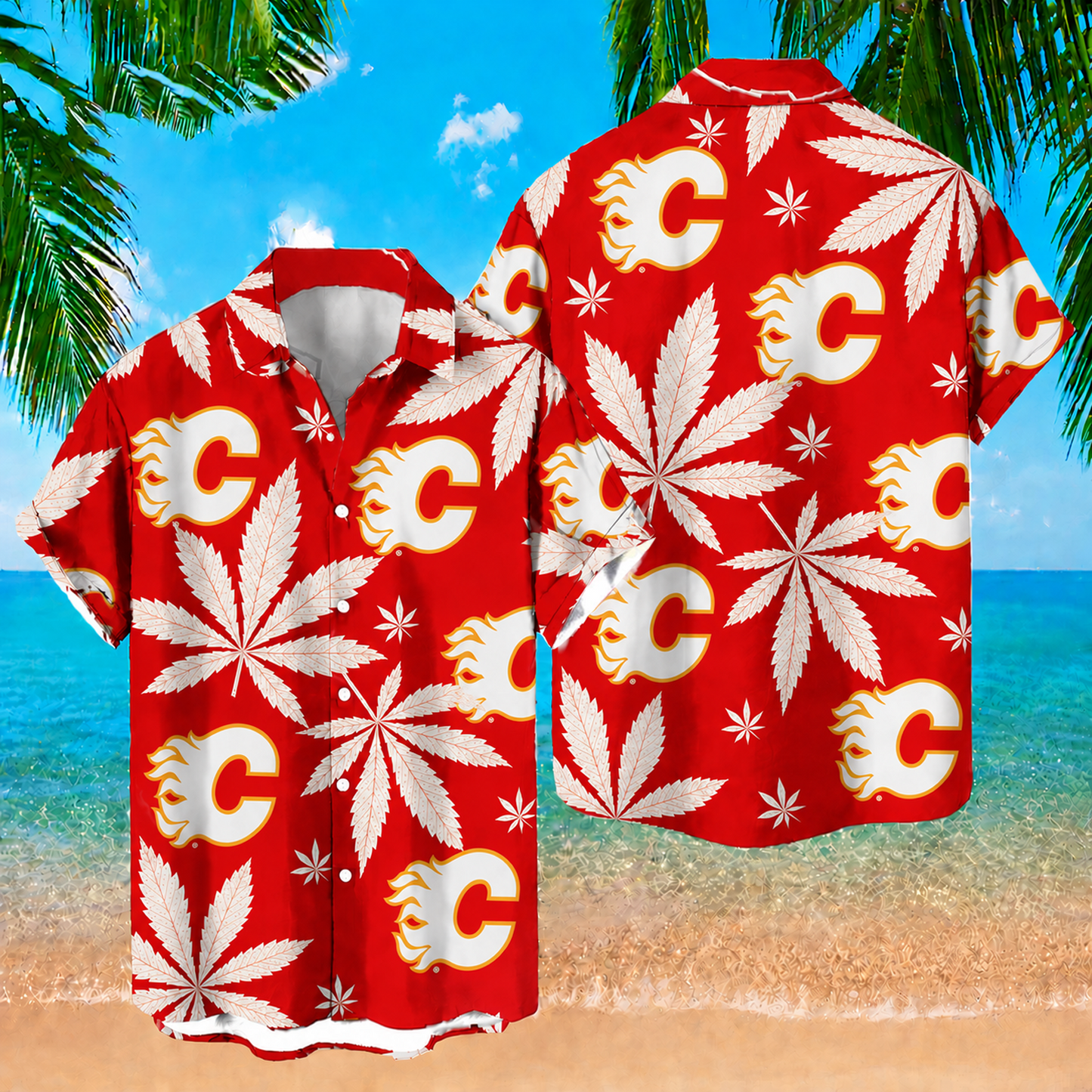 CGY x NHL Hawaiian Shirt 1605 DatND DVT