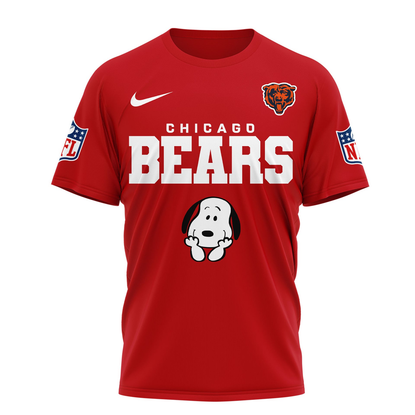 CHI Premium NFL Snoopy America 250 3D Shirt 1706