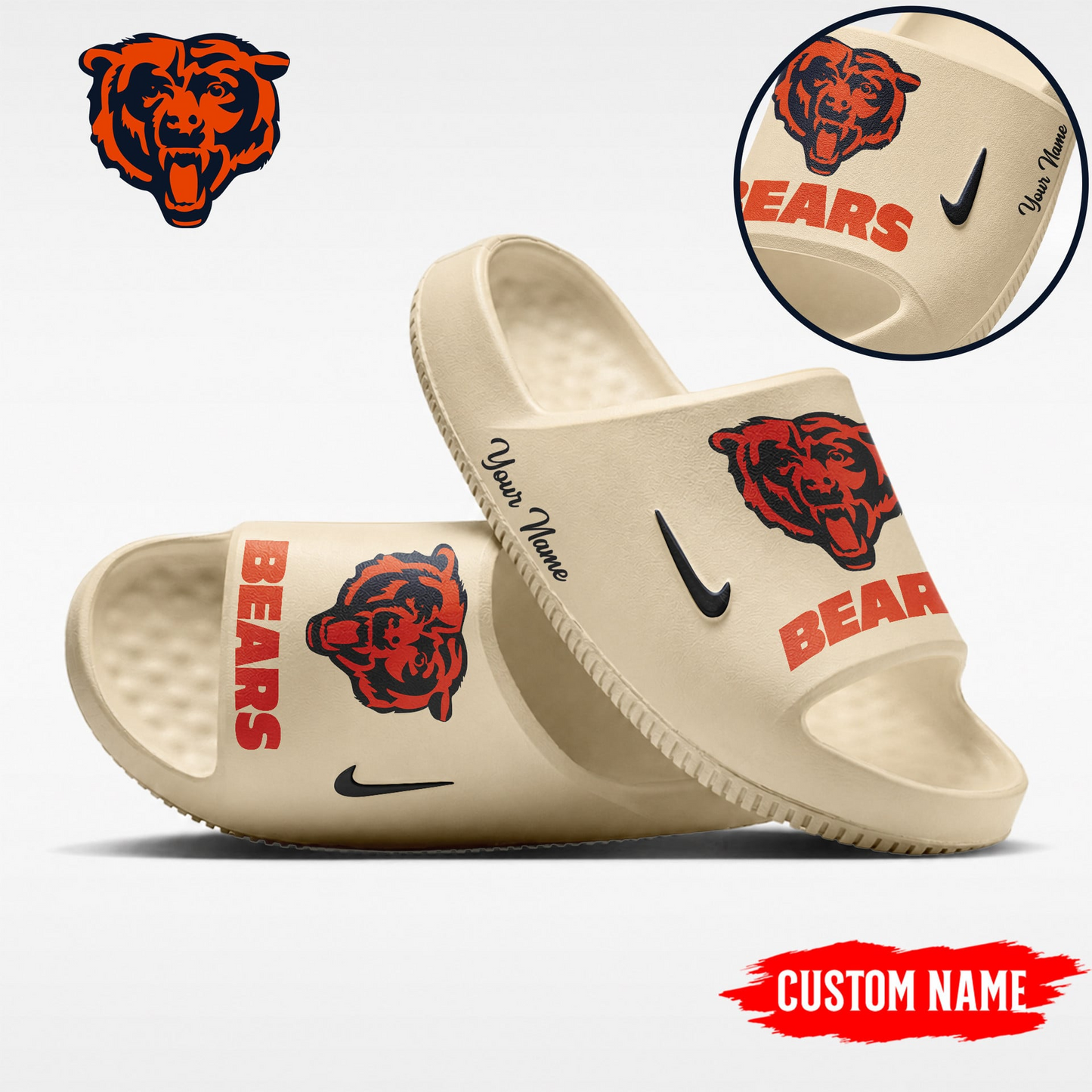 CHI Premium NFL Unisex Slides 200626