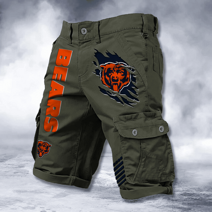 CHI x NFL Cotton Cargo Shorts DATND TANTD 2705