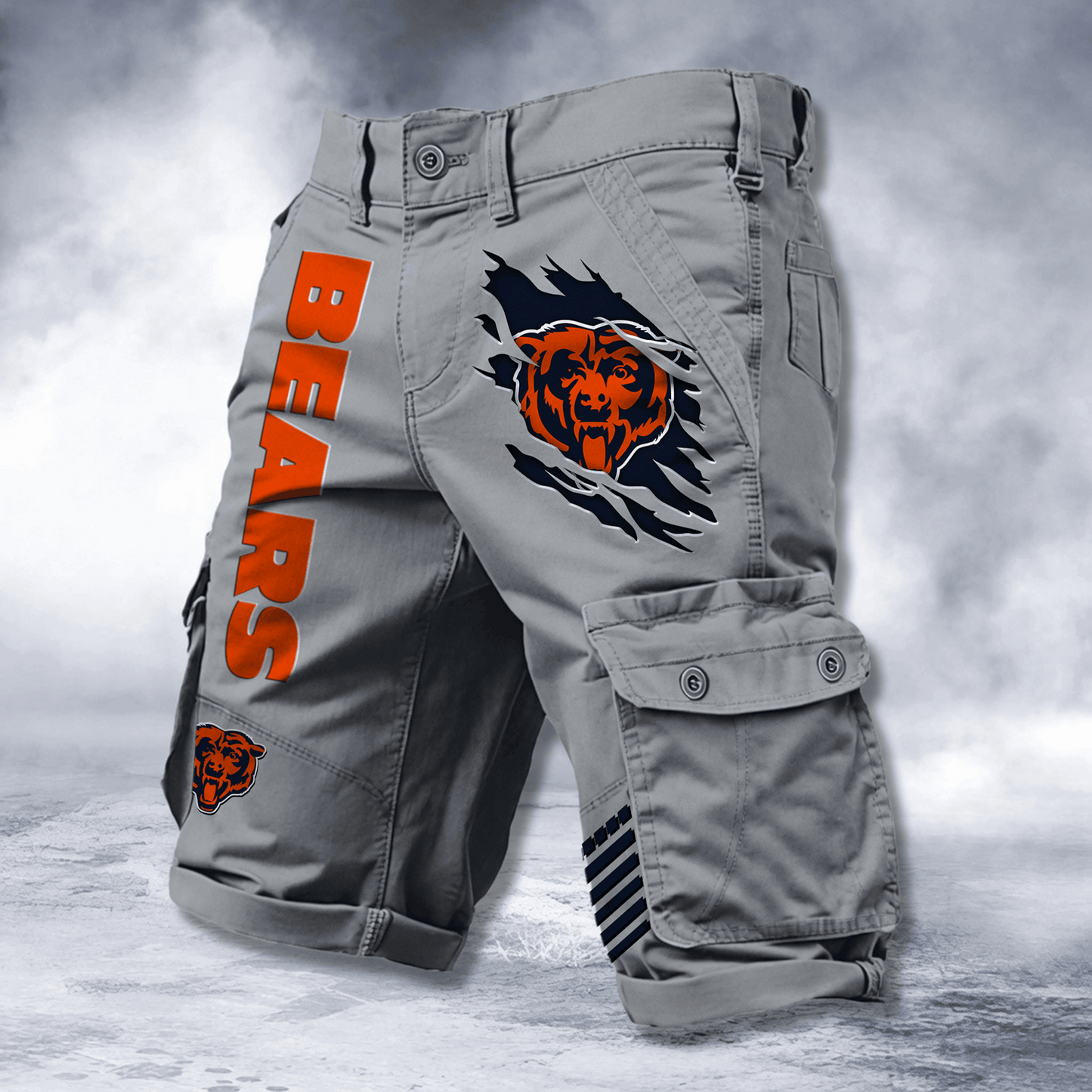 CHI x NFL Cotton Cargo Shorts DATND TANTD 2705