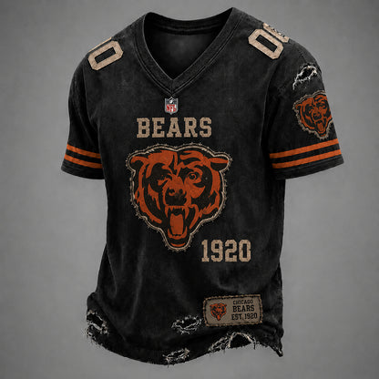 CHI x NFL Premium V-neck Shirt 230626