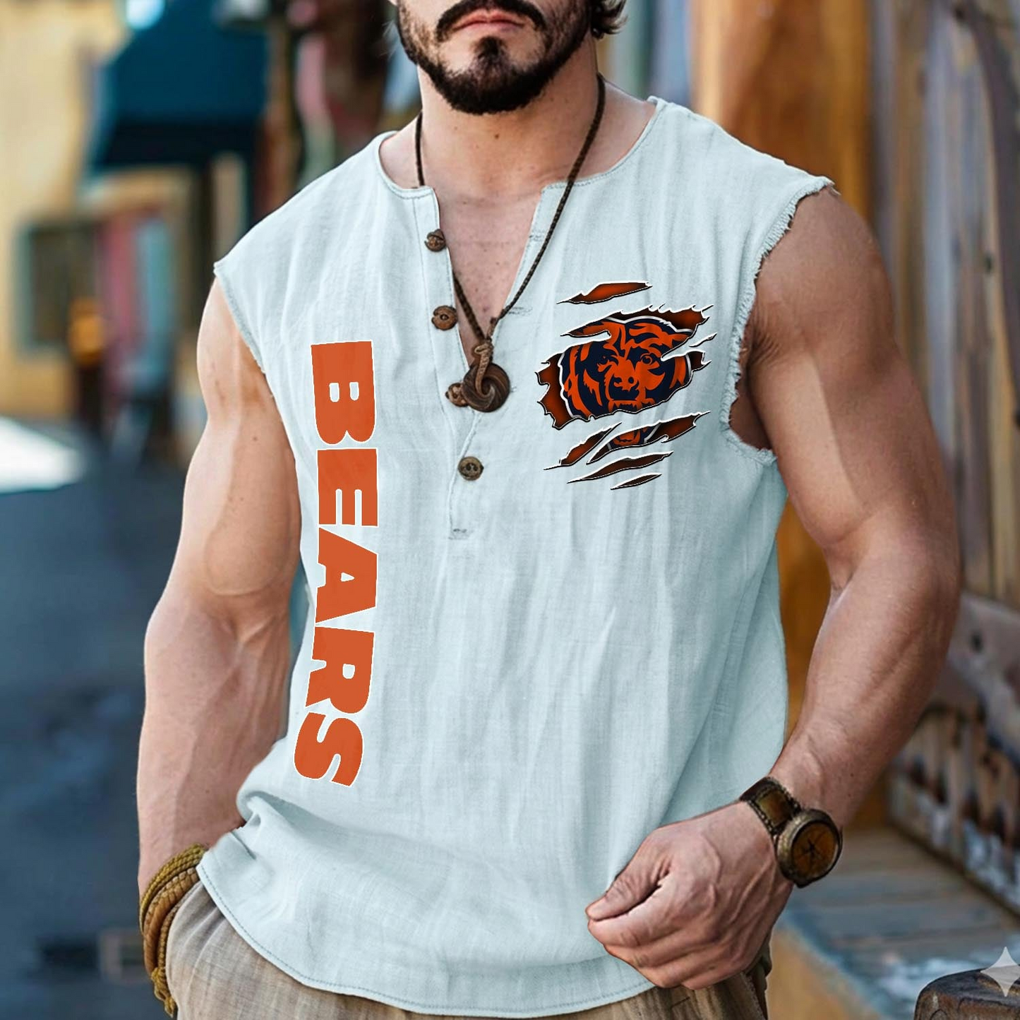 CHI x NFL Tank Tops 2805 DatND DVT