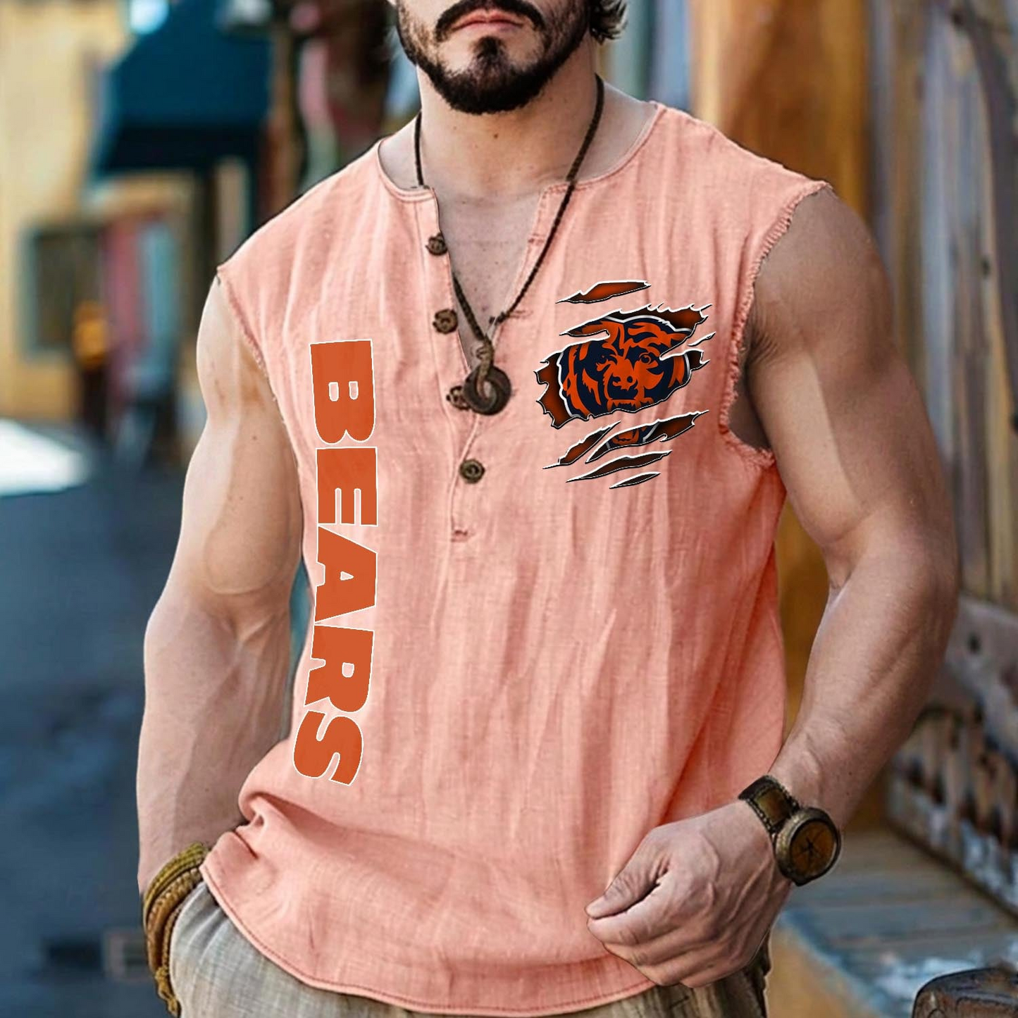 CHI x NFL Tank Tops 2805 DatND DVT