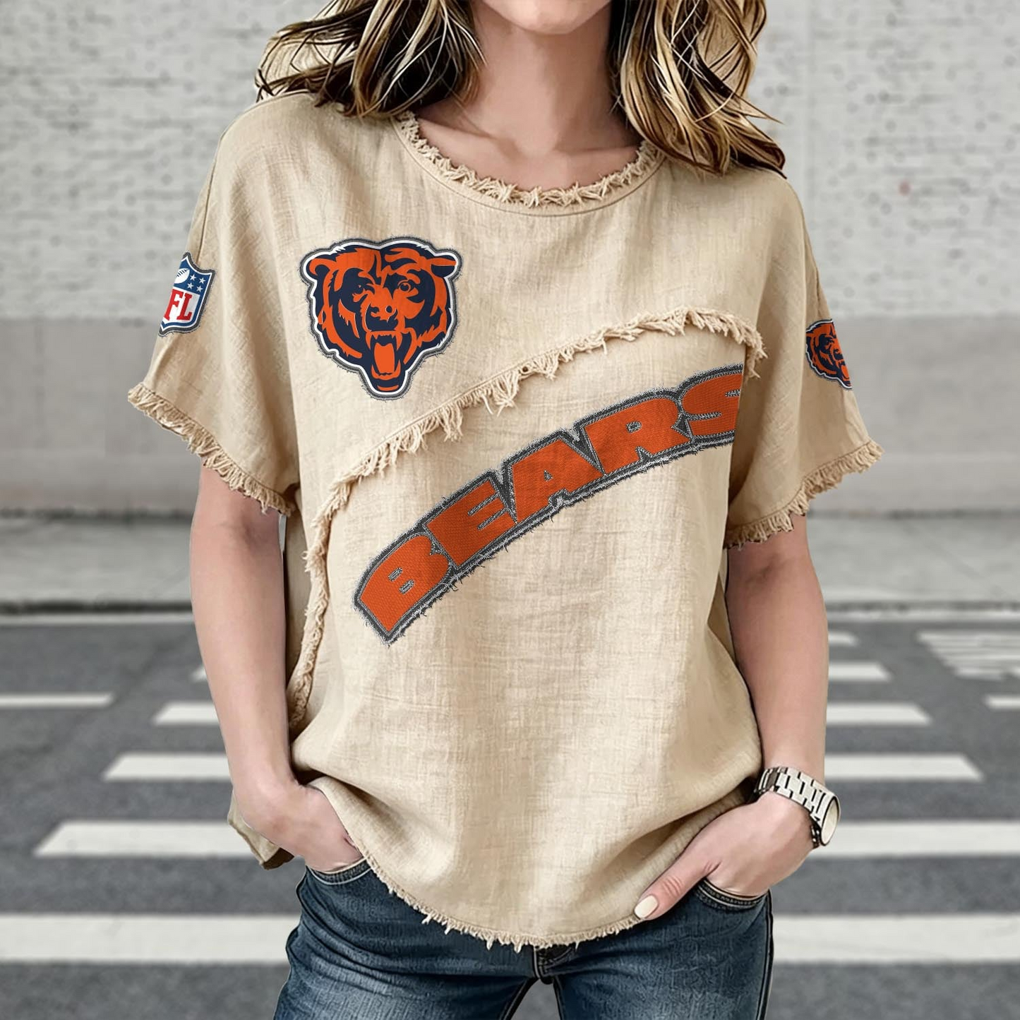 CGI x NFL Womenƒ??s Vintage O-Neck 2905 DatND DVT