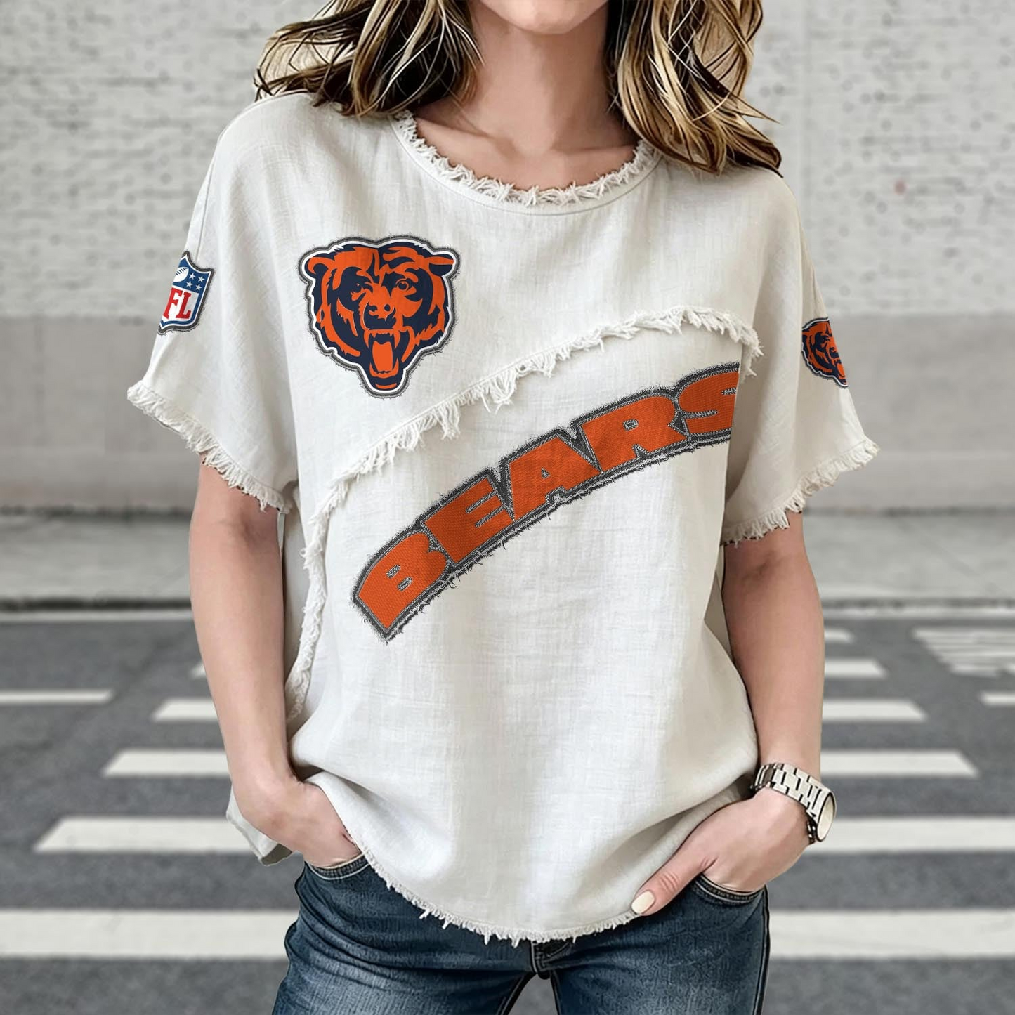 CGI x NFL Womenƒ??s Vintage O-Neck 2905 DatND DVT