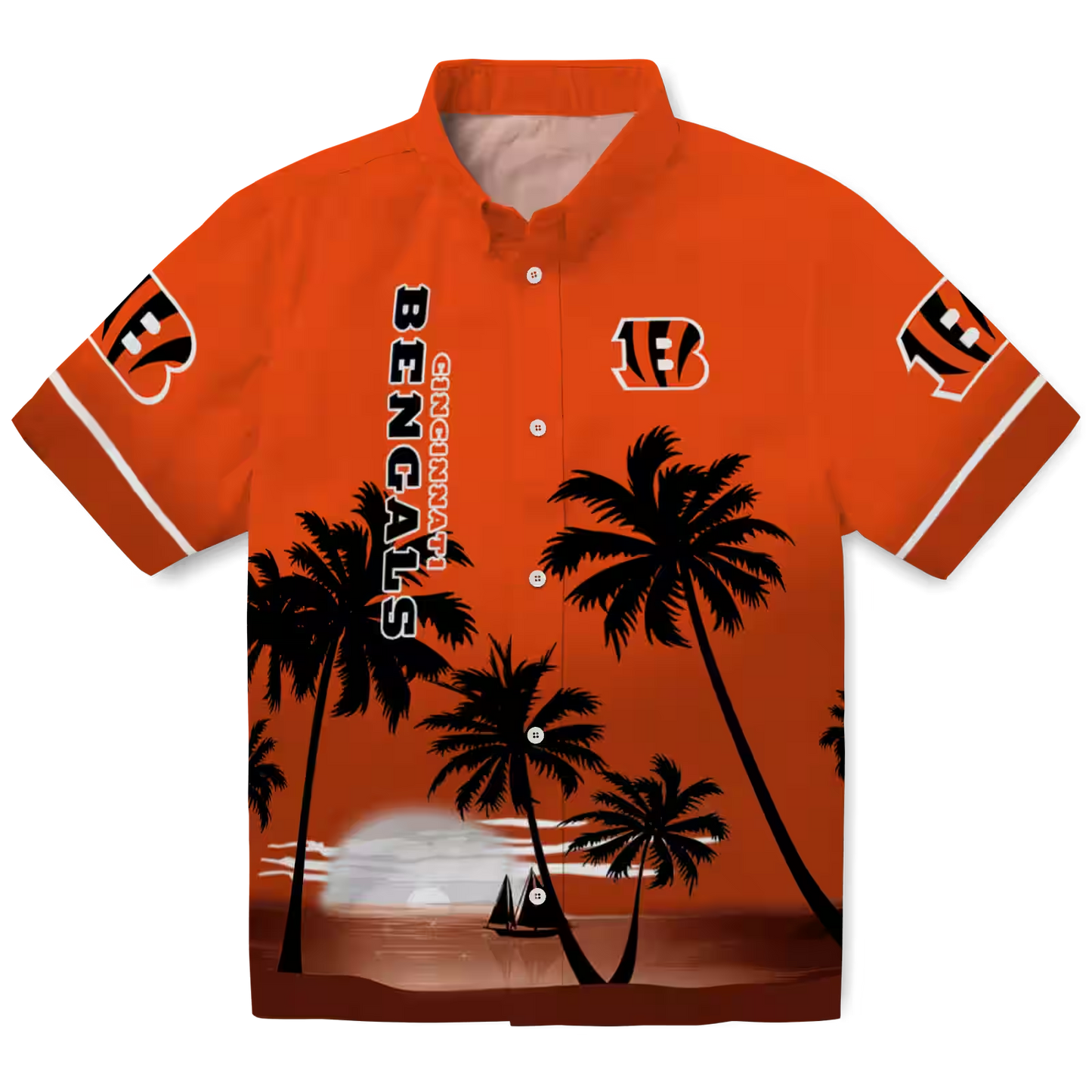 CIN x NFL Hawaiian Shirt ƒ?? Beach Sunset DATND TANTD 270526