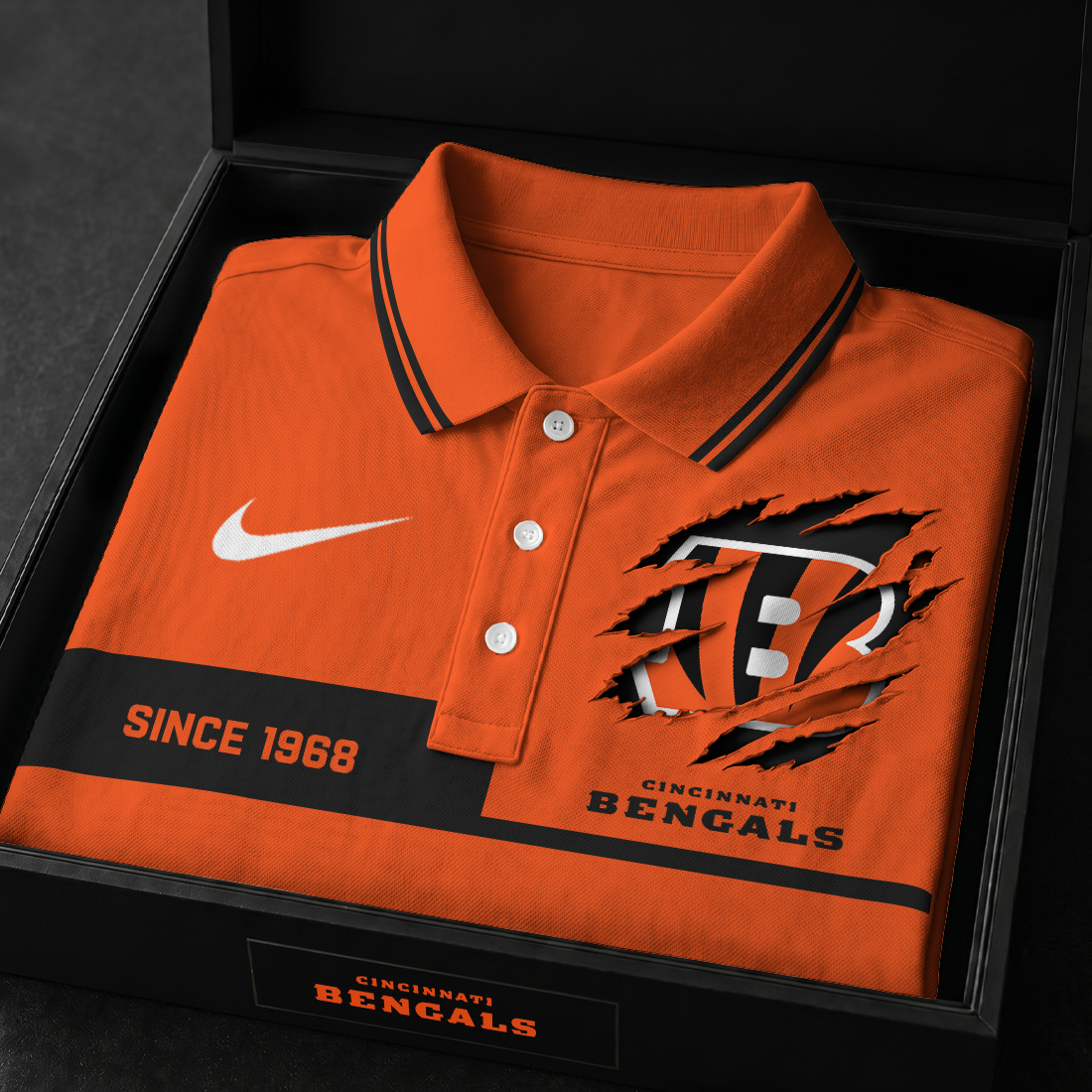 CIN x NFL Luxury V2 Polo Shirt 220626