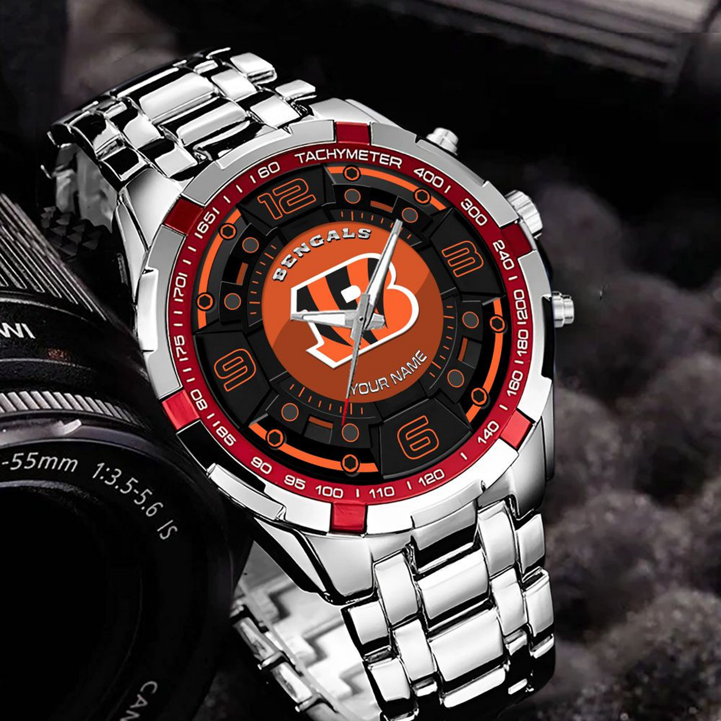 CIN x NFL Stainless Steel Watch DatND DVT
