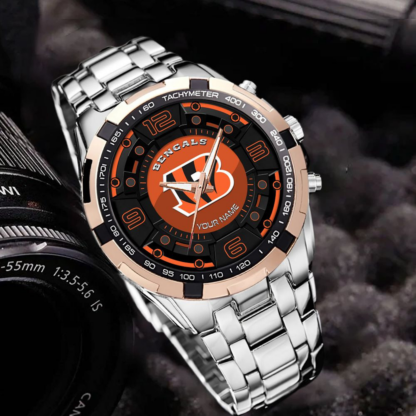 CIN x NFL Stainless Steel Watch DatND DVT