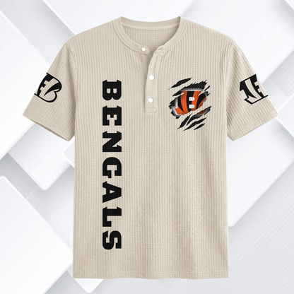 CIN x NFL Waffle Short-Sleeve Shirt 2205 DatND DVT