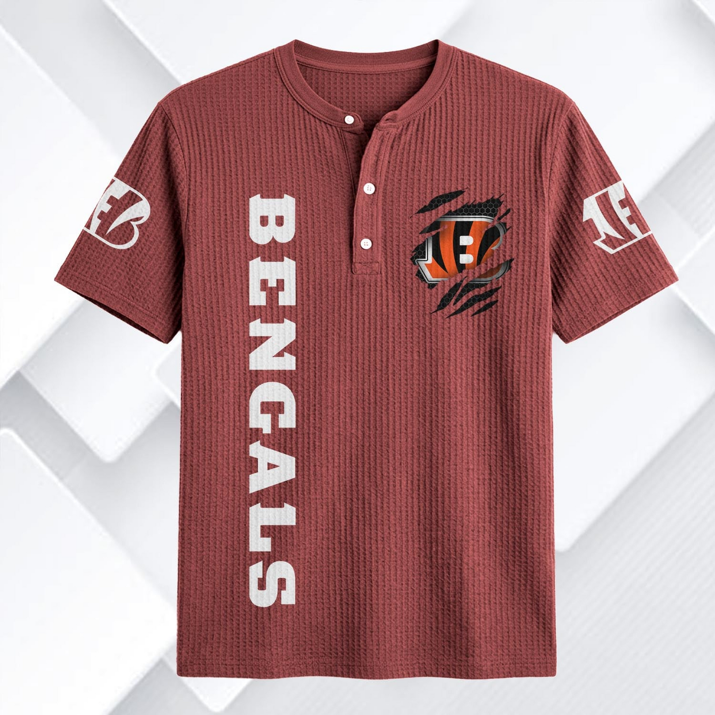 CIN x NFL Waffle Short-Sleeve Shirt 2205 DatND DVT